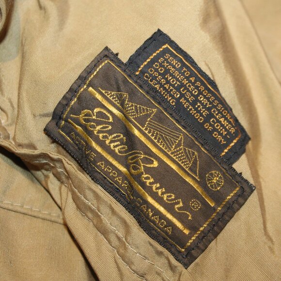 Vintage EDDIE BAUER Goose Down Coyote Fur Hooded Parka Jacket - Picture 5 of 8